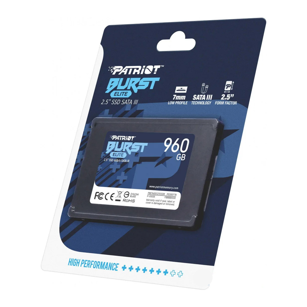 Накопитель SSD Patriot Burst Elite 960GB [PBE960GS25SSDR] — KSKSHOP.RU