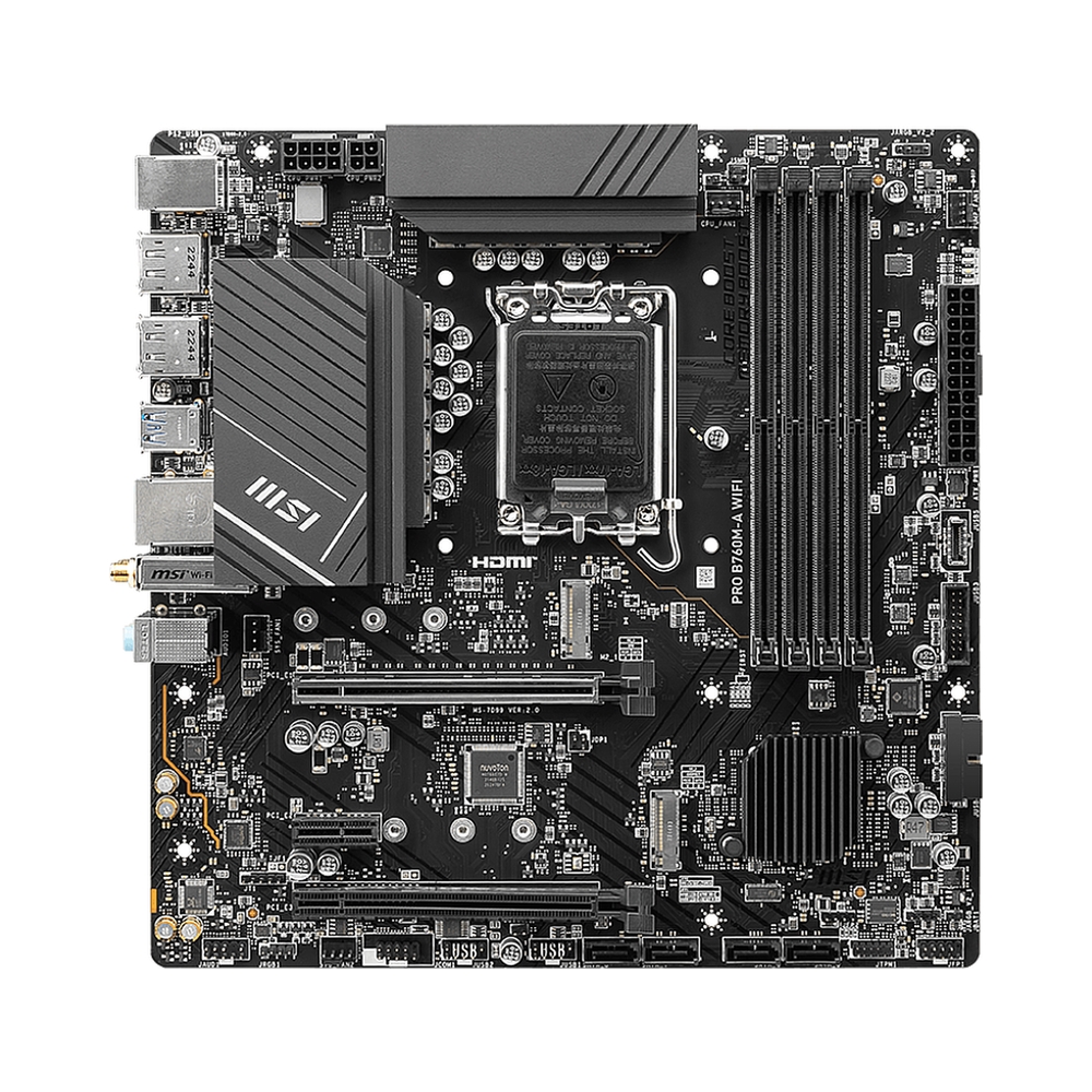 картинка Материнская плата MSI PRO B760M-A WIFI от магазина Одежда+