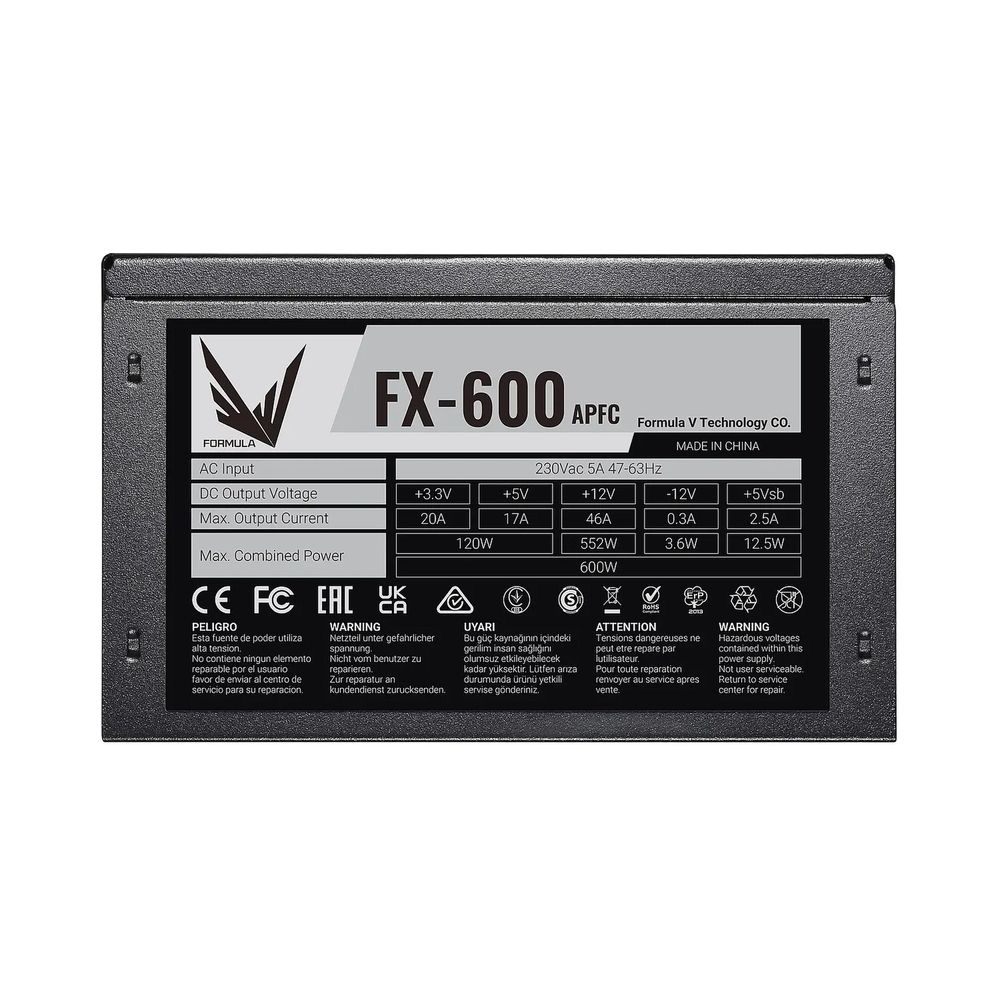 Блок питания Formula FX-600 — KSKSHOP.RU