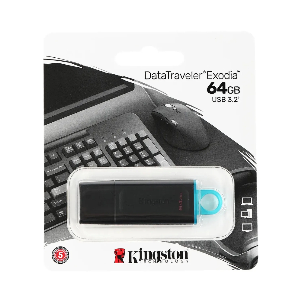 картинка Флеш-накопитель KINGSTON DataTraveler Exodia [DTX/64GB] 64GB от магазина Одежда+