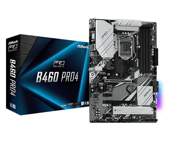 картинка [Б/У] Материнская плата ASRock B460 PRO4 | LGA1200 от магазина Одежда+
