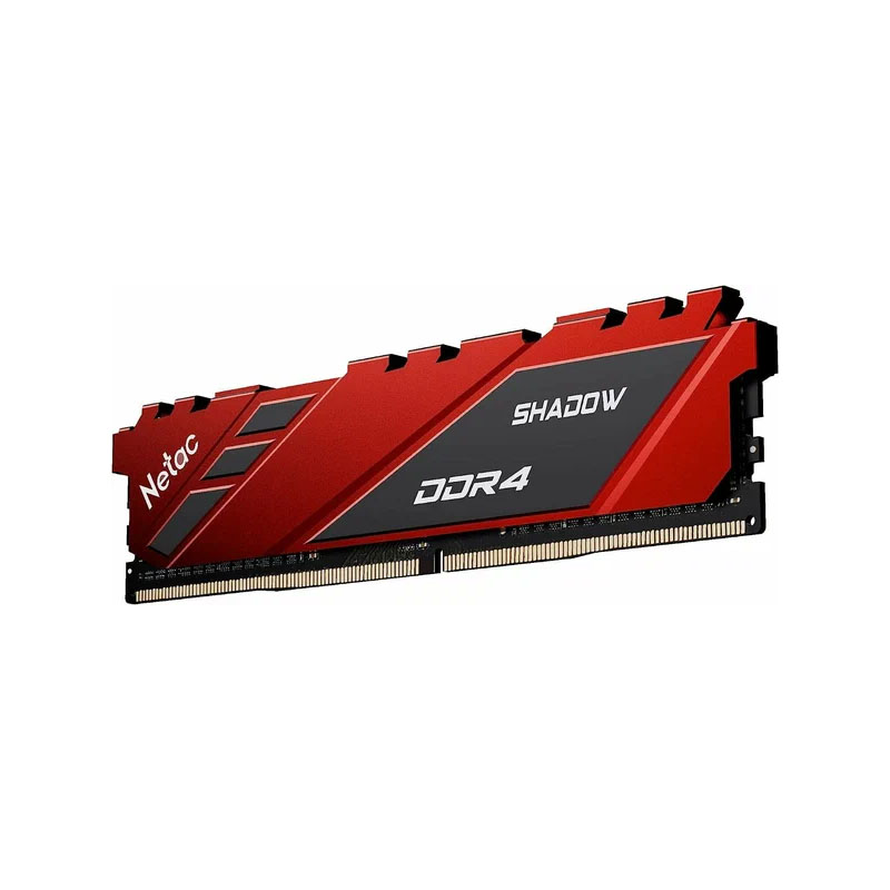 Оперативная память Netac Shadow Red 16GB [NTSDD4P32SP-16R] 16GB D4 — KSKSHOP.RU