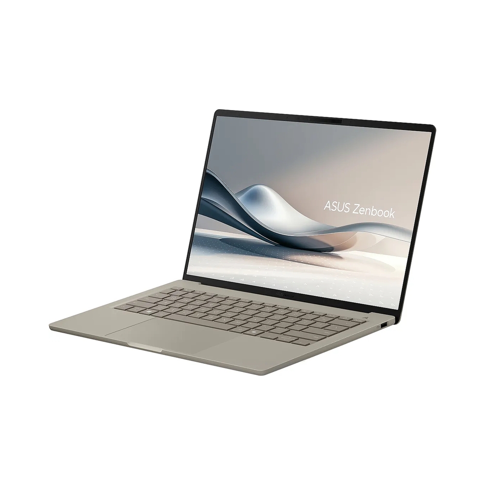 Ноутбук Asus Zenbook A14 UX3407QA-QD556W Snapdragon X X1-26-100 16Gb SSD512Gb Qualcomm Adreno 14" OLED WUXGA (1920x1200) Windows 11 Home beige WiFi BT Cam (90NB1501-M012H0) — KSKSHOP.RU