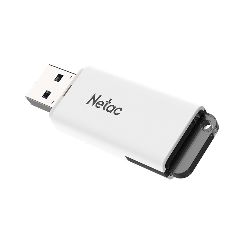 картинка Флеш Диск Netac U185 32Gb <NT03U185N-032G-30WH>, USB3.0; белая от магазина Одежда+