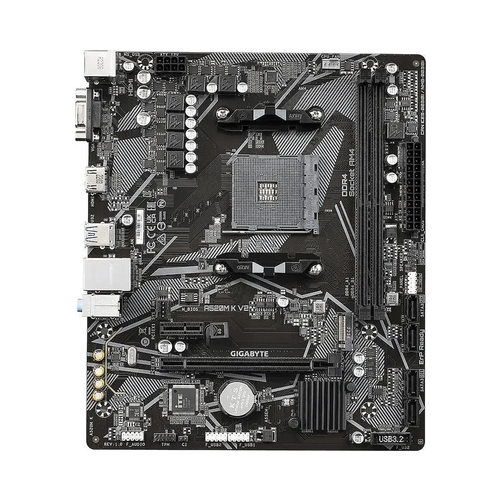картинка Материнская плата Gigabyte A520M K V2 от магазина Одежда+