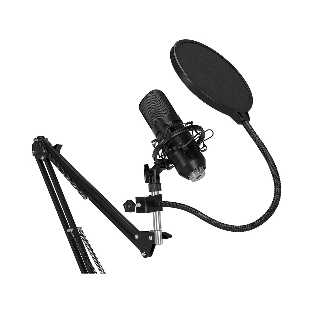 Микрофон проводной Оклик SM-600G 2.5м черный — KSKSHOP.RU