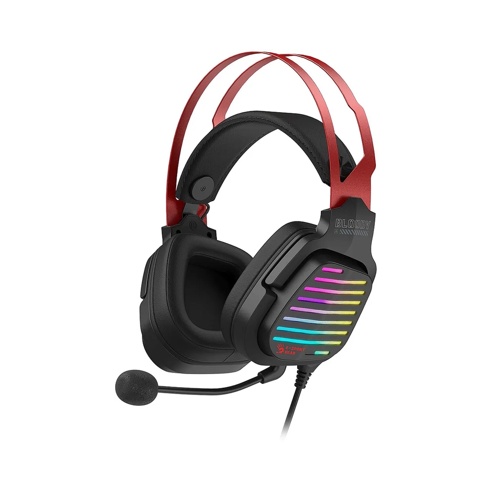 Наушники с микрофоном A4Tech Bloody G560, черный/красный — KSKSHOP.RU