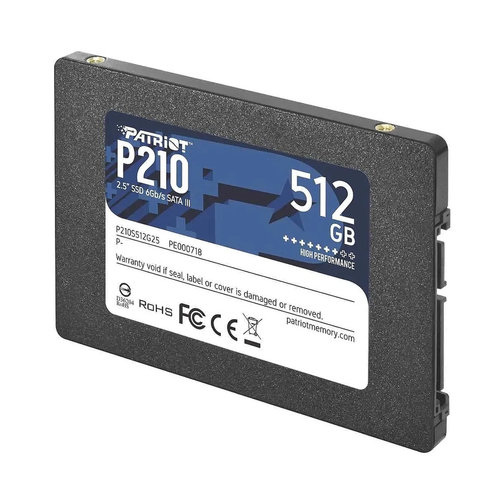 Накопитель SSD Patriot Memory P210 [P210S512G25] 512Gb — KSKSHOP.RU