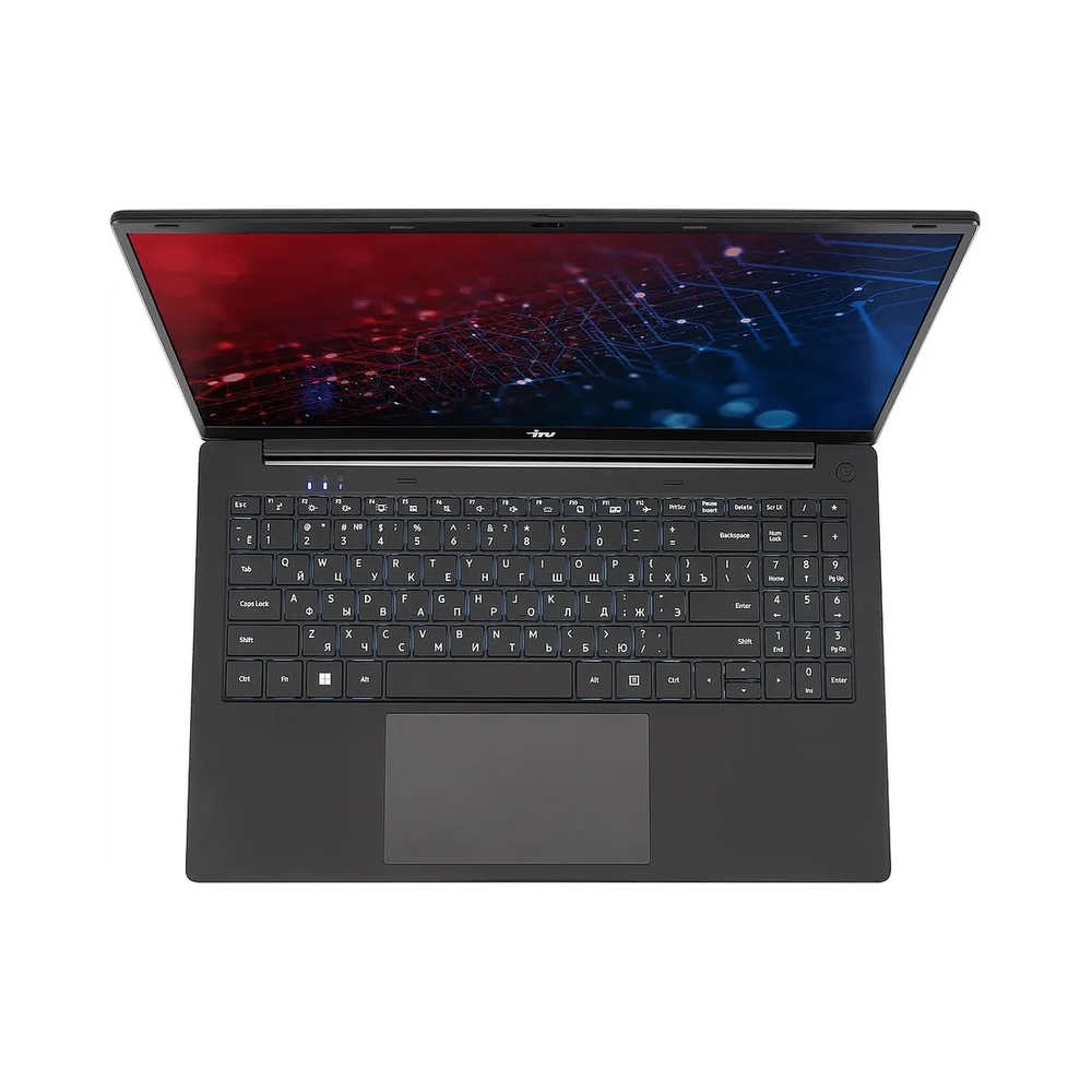 Ноутбук IRU Strato 15ALI Core i7 12650H 16Gb SSD512Gb Intel UHD Graphics 15.6" IPS FHD (1920x1080) FreeDOS black WiFi BT Cam 6000mAh (2084776) — KSKSHOP.RU