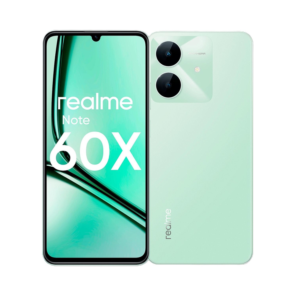 Смартфон REALME RMX3938 (Note 60х) 64 + 3 ГБ ЦВЕТ: ЗЕЛЁНЫЙ — KSKSHOP.RU