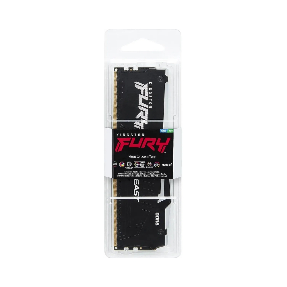 Оперативная память Kingston FURY Beast Black RGB [KF556C40BBA-16] 16GB D5 — KSKSHOP.RU