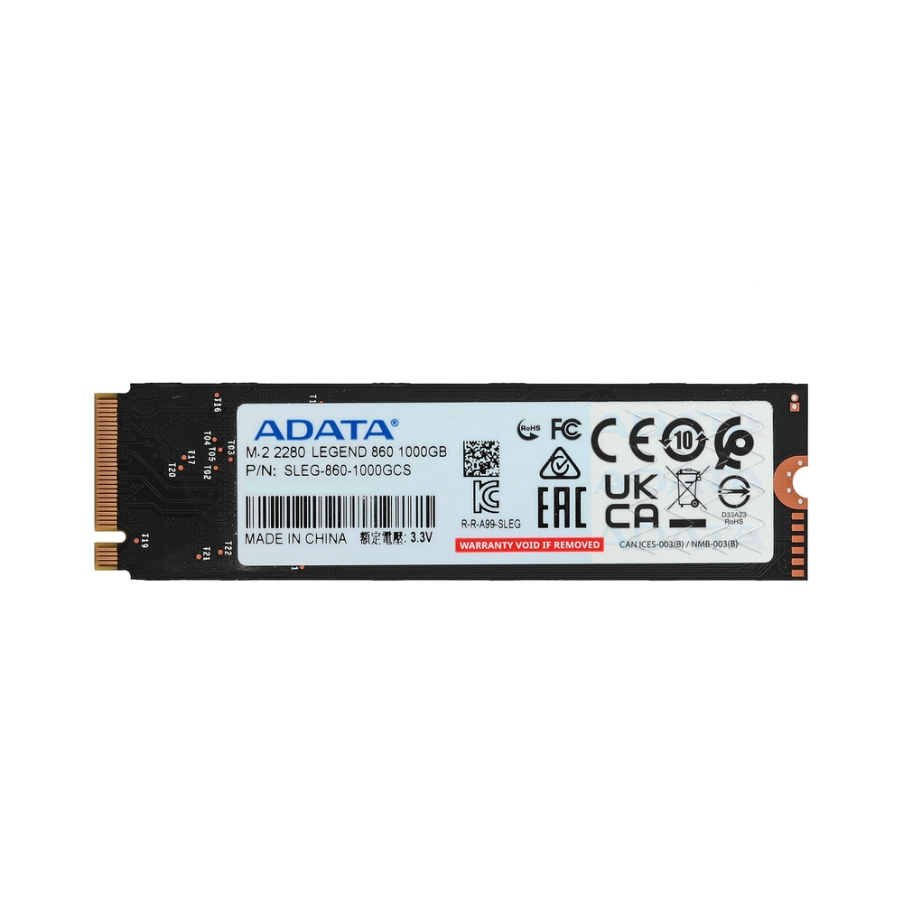 Накопитель SSD ADATA LEGEND 860 [SLEG-860-1000GCS] 1TB — KSKSHOP.RU