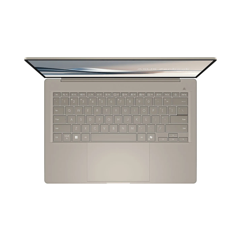 Ноутбук Asus Zenbook A14 UX3407QA-QD556W Snapdragon X X1-26-100 16Gb SSD512Gb Qualcomm Adreno 14" OLED WUXGA (1920x1200) Windows 11 Home beige WiFi BT Cam (90NB1501-M012H0) — KSKSHOP.RU