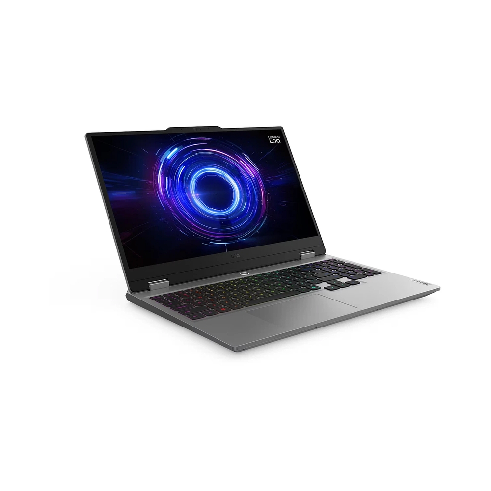 Ноутбук Lenovo LOQ 15IRX10/15.6" Full HD 1920x1080/Intel Core i5 13450HX/16 Gb/512 Gb SSD/nVidia GeForce RTX 5050 8GB/Windows 11 Home/серый/2.4 кг — KSKSHOP.RU