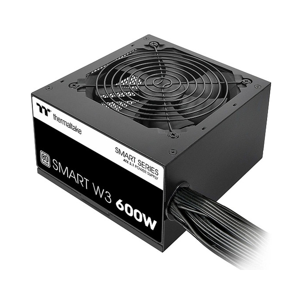 Блок питания Thermaltake Smart W3 600W, ATX 3.1, APFC, 12cm Fan, 80+, Retail — KSKSHOP.RU