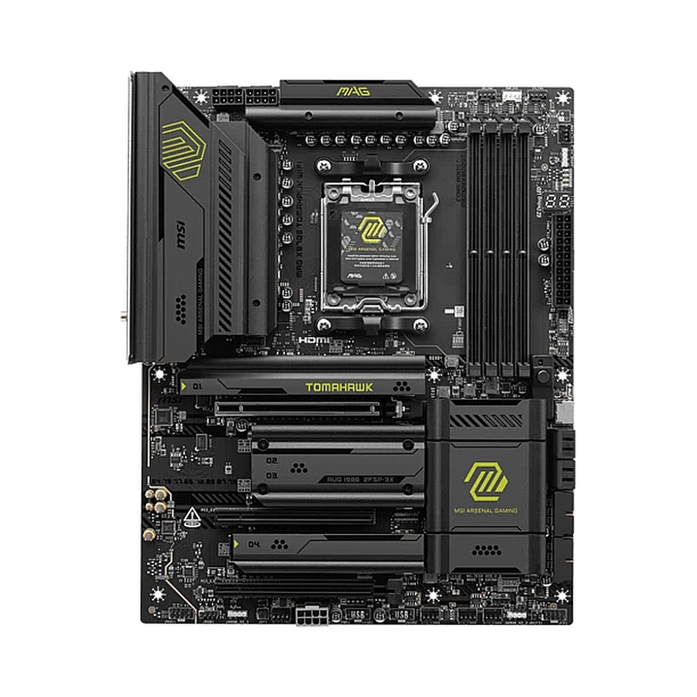 Материнская плата MSI MAG X870E TOMAHAWK WIFI SocketAM5 AMD X870 4xDDR5 ATX AC`97 8ch(7.1) 5Gigabit RAID+HDMI — KSKSHOP.RU