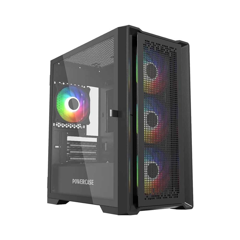 картинка Корпус Powercase ByteFlow Micro Black, черный от магазина Одежда+