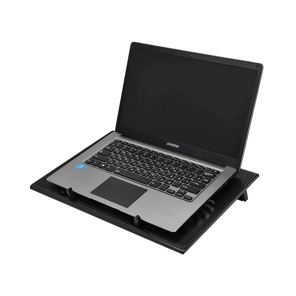 картинка Подставка для ноутбука Digma D-NCP170-2 17"390x270x27мм 2xUSB 2x 150ммFAN 600г черный от магазина Одежда+