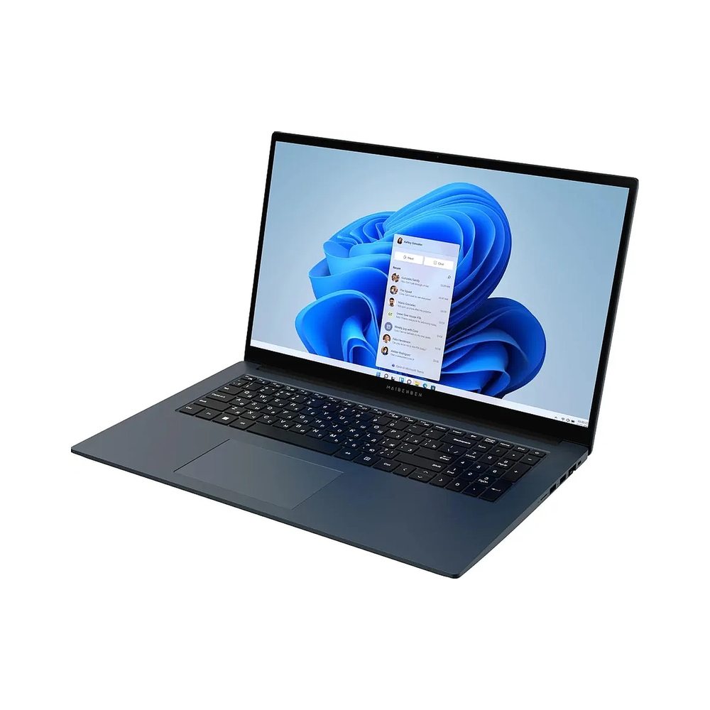 Ноутбук Maibenben M17A-R787UM Ryzen 7 8745H 16Gb SSD512Gb AMD Radeon 17.3" IPS FHD (1920x1080) Windows 11 Home blue WiFi BT Cam (M17A-R787UM0F3RHU4EB0) — KSKSHOP.RU
