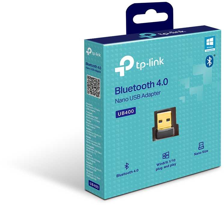 Сетевой адаптер Bluetooth TP-Link UB400 USB 2.0 — KSKSHOP.RU