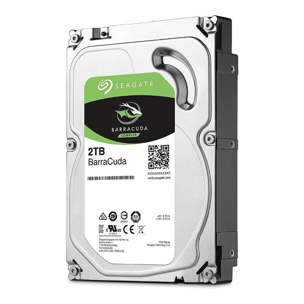картинка Жесткий диск HDD 3.5" SATA: 2000 Гб Seagate BarraCuda [7200 rpm, 64 Мб, Sata 3 (6 Gbit/s)] от магазина Одежда+
