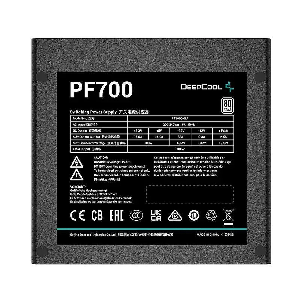Блок питания DEEPCOOL PF700 [R-PF700D-HA0B-EU] — KSKSHOP.RU
