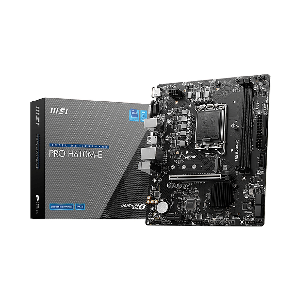 Материнская плата MSI PRO H610M-E — KSKSHOP.RU