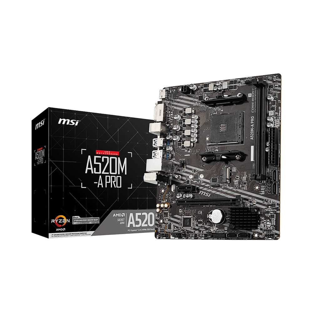 картинка Материнская плата MSI A520M-A PRO от магазина Одежда+