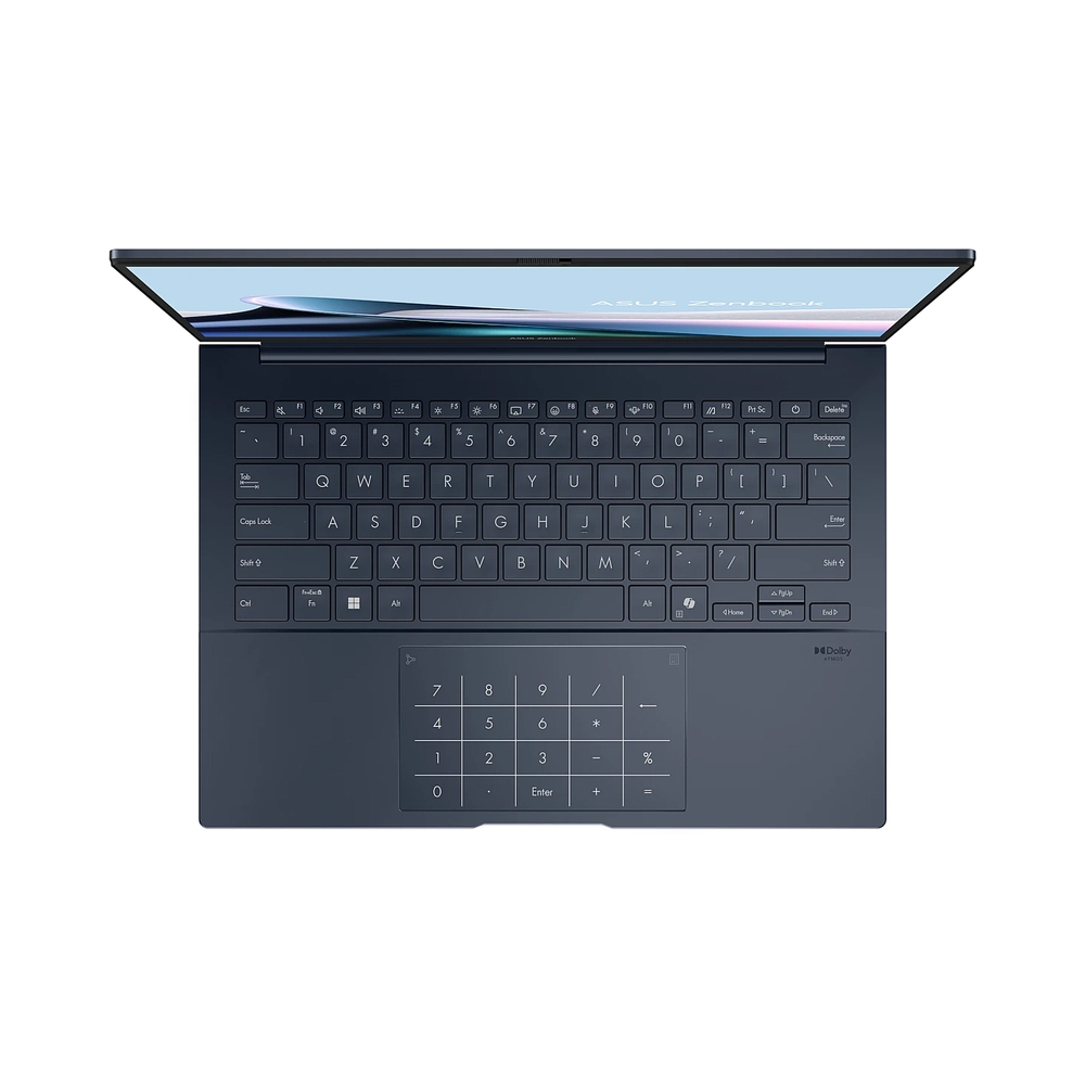 Ноутбук ASUS Zenbook 14 UX3405CA-ST1341 Intel Core Ultra 9 285H/LPDDR5X 32GB/1TB M.2 NVMe PCIe 4.0 SSD/Intel Arc Graphics/14" 3K (2880 x 1800) OLED 16:10 aspect ratio, WiFi 7+BT 5.4/No OS/1.20 kg /Ponder Blue — KSKSHOP.RU