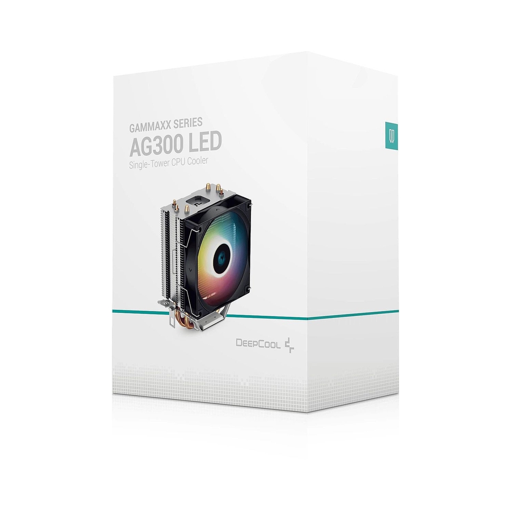 картинка Кулер для процессора DEEPCOOL AG300 LED [R-AG300-BKLNMN-G] от магазина Одежда+