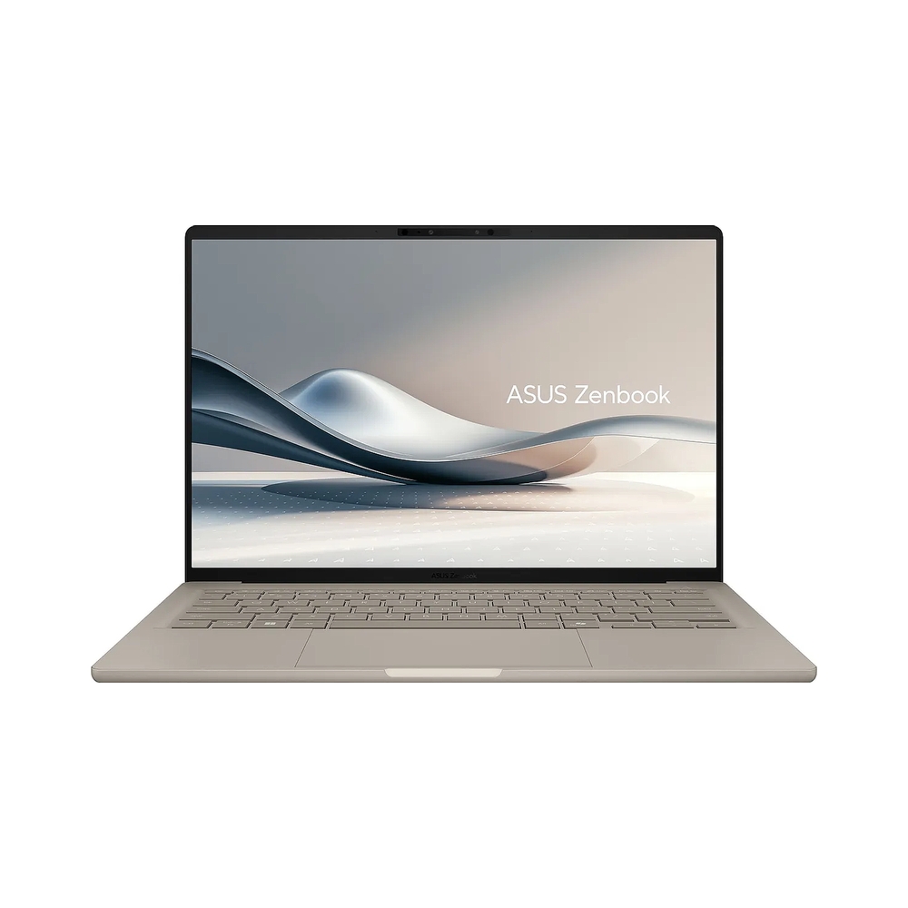 Ноутбук Asus Zenbook A14 UX3407QA-QD556W Snapdragon X X1-26-100 16Gb SSD512Gb Qualcomm Adreno 14" OLED WUXGA (1920x1200) Windows 11 Home beige WiFi BT Cam (90NB1501-M012H0) — KSKSHOP.RU
