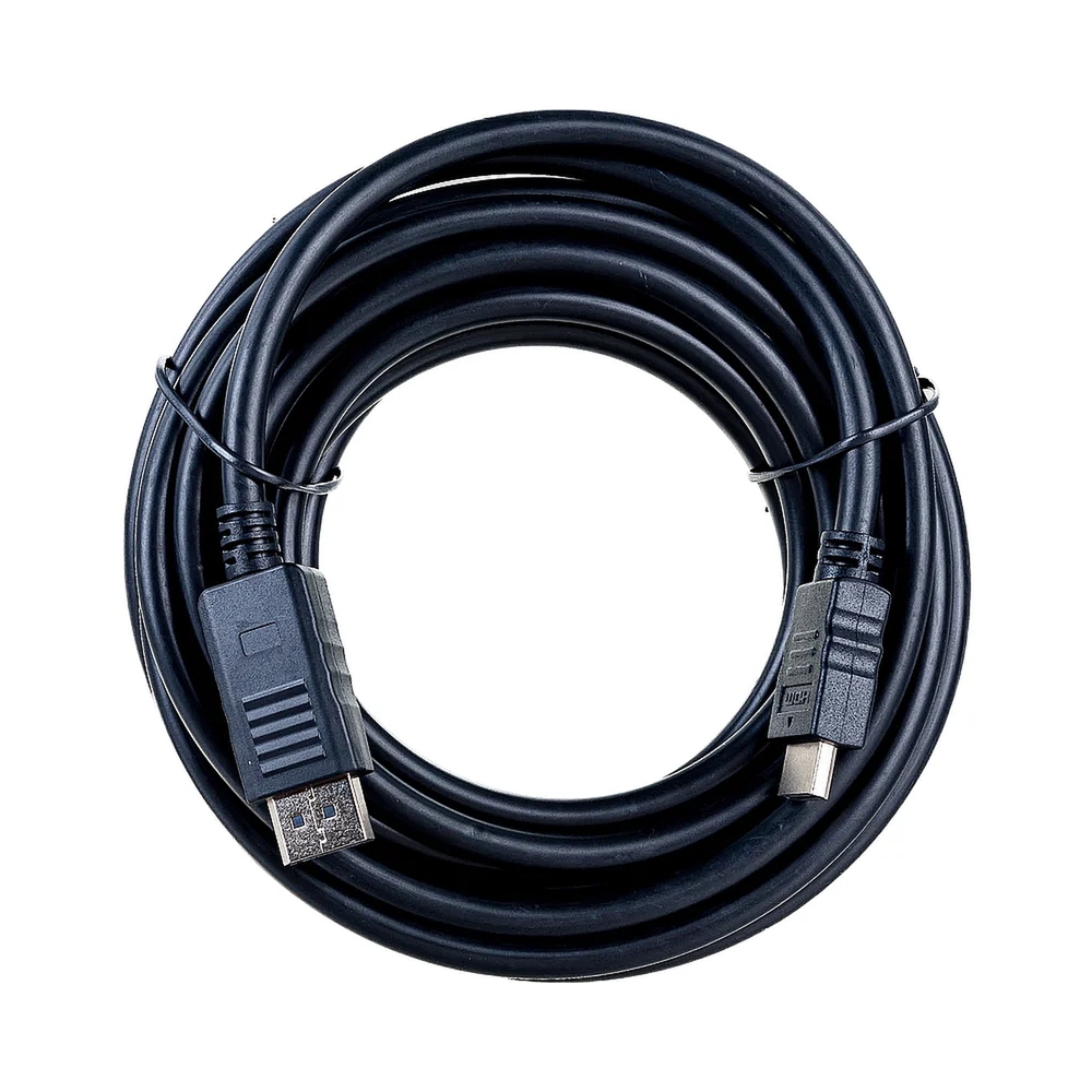 картинка Кабель Cablexpert  DisplayPort->HDMI, 5м, 20M/19M, черный, экран, пакет от магазина Одежда+