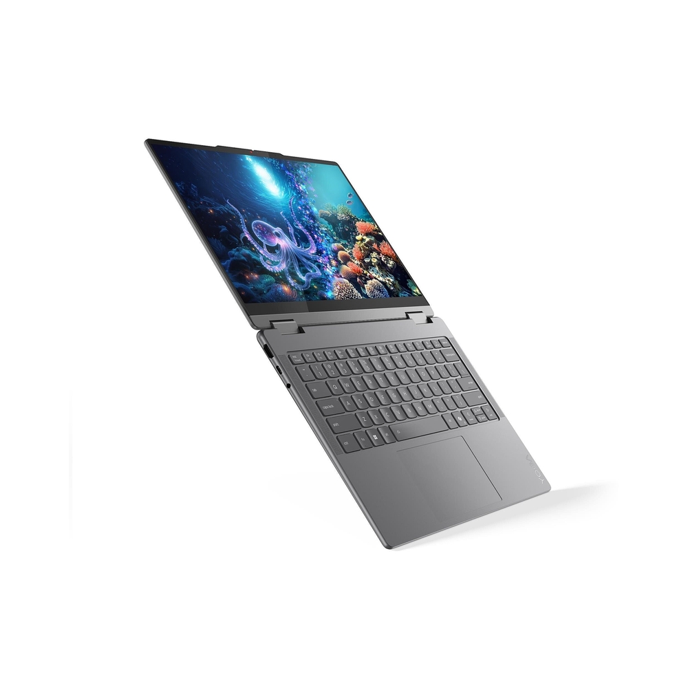 Ноутбук Lenovo Yoga 7 14ILL10 Core Ultra 7 256V 16Gb SSD512Gb Intel Arc 140V 14" OLED Touch WUXGA (1920x1200) без ОС grey WiFi BT Cam (83JQ007YRK) — KSKSHOP.RU
