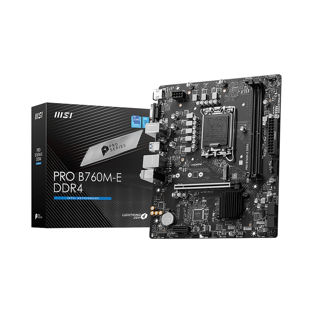 картинка Материнская плата MSI PRO B760M-E DDR4 от магазина Одежда+