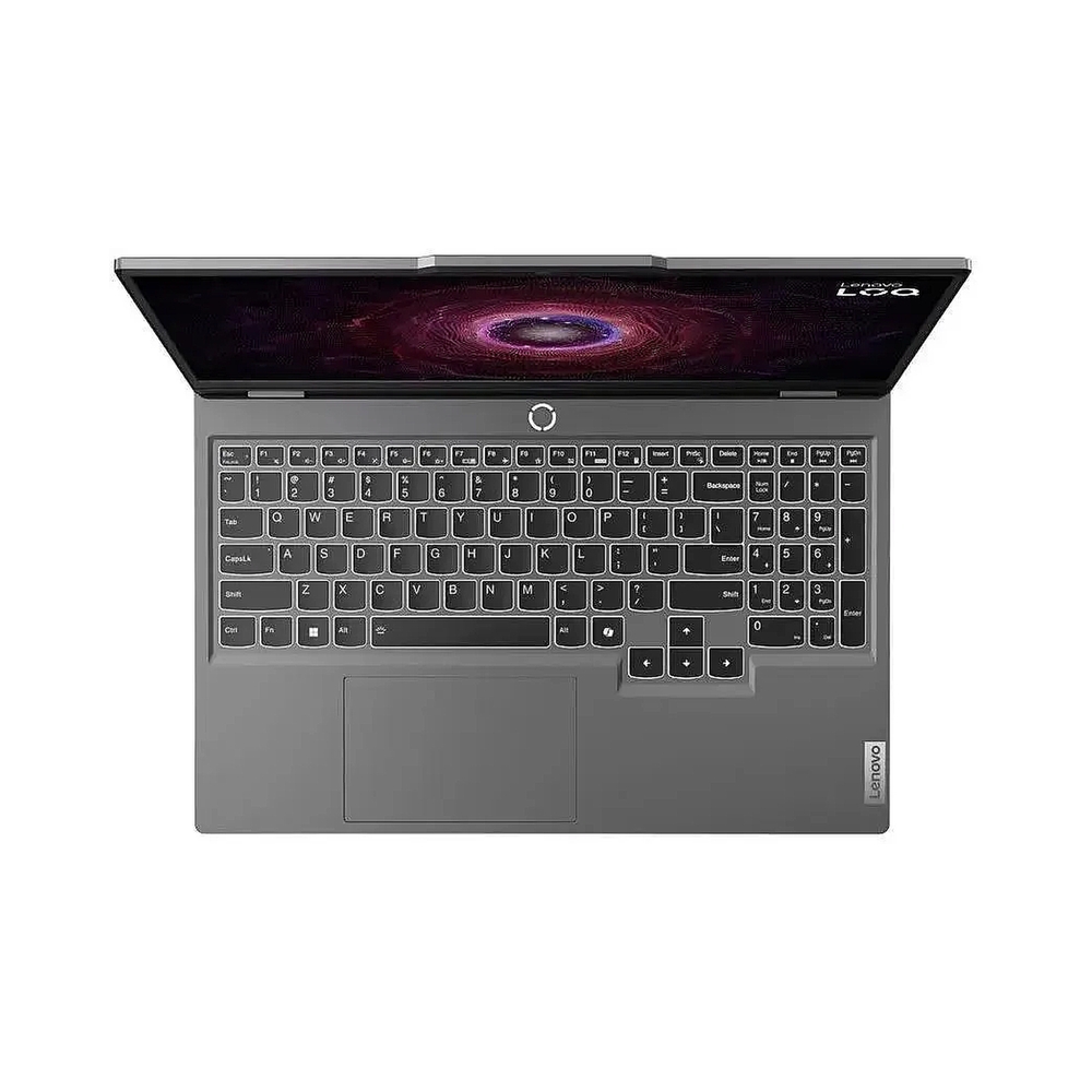 Ноутбук 15.6" IPS FHD LENOVO LOQ 15ARP9 grey (AMD Ryzen 5 7235HS/16Gb/512Gb SSD/4050 6Gb/noOS) (83JC00LBRK) — KSKSHOP.RU