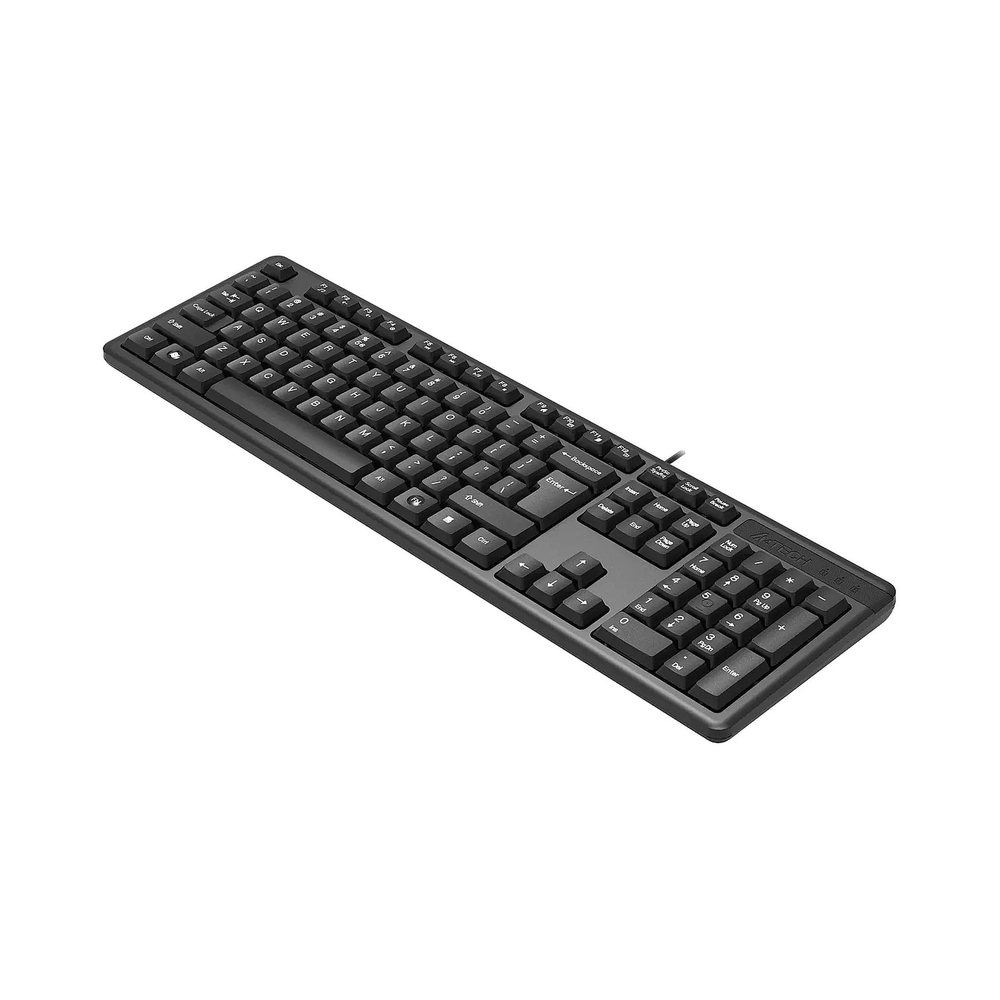 Клавиатура проводная A4Tech KK-3, черный — KSKSHOP.RU