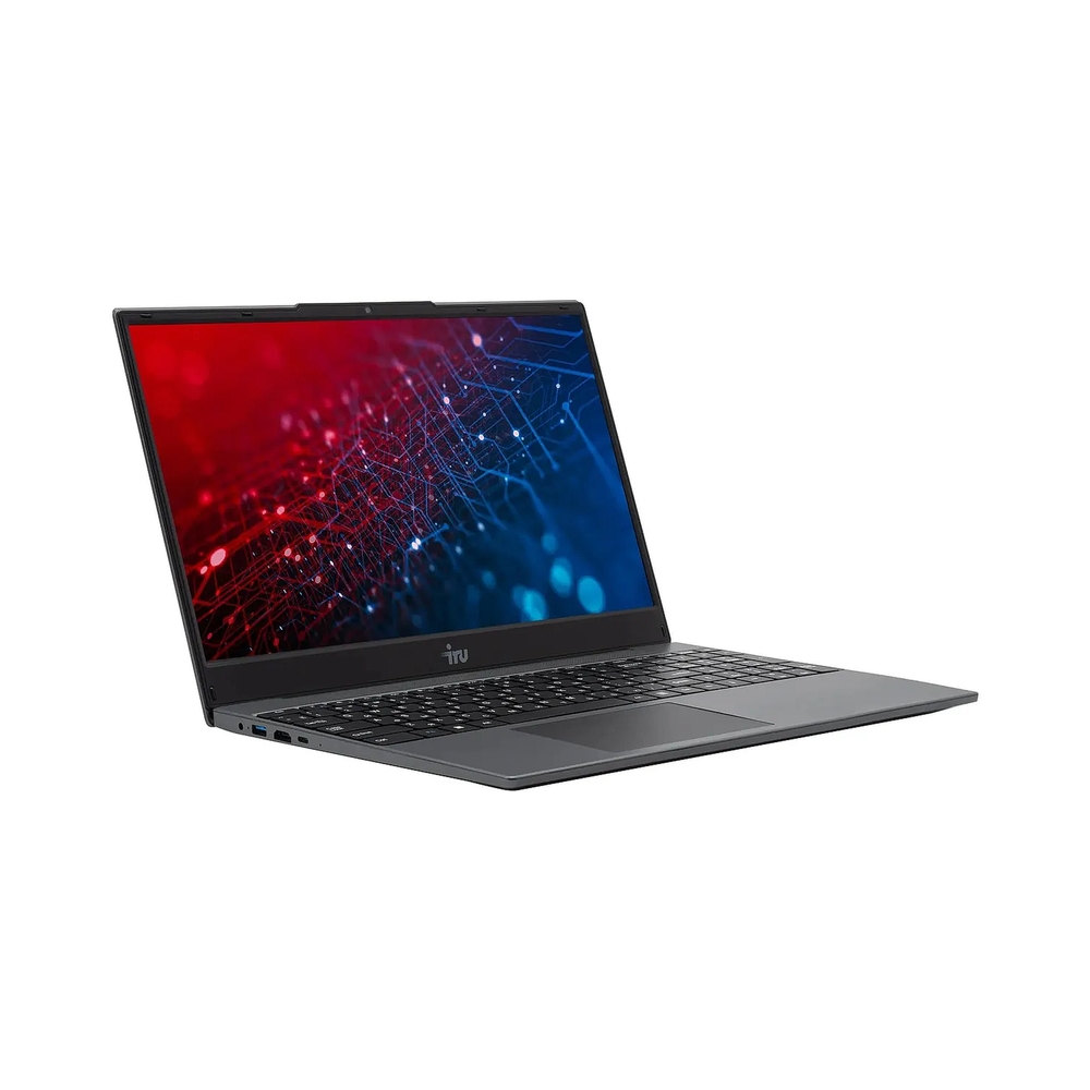 Ноутбук IRU Tactio 15PHR Ryzen 5 7430U 8Gb SSD256Gb AMD Radeon Graphics 15.6" IPS FHD (1920x1080) Windows 11 Pro 64 black WiFi BT Cam 4000mAh (2150145) — KSKSHOP.RU