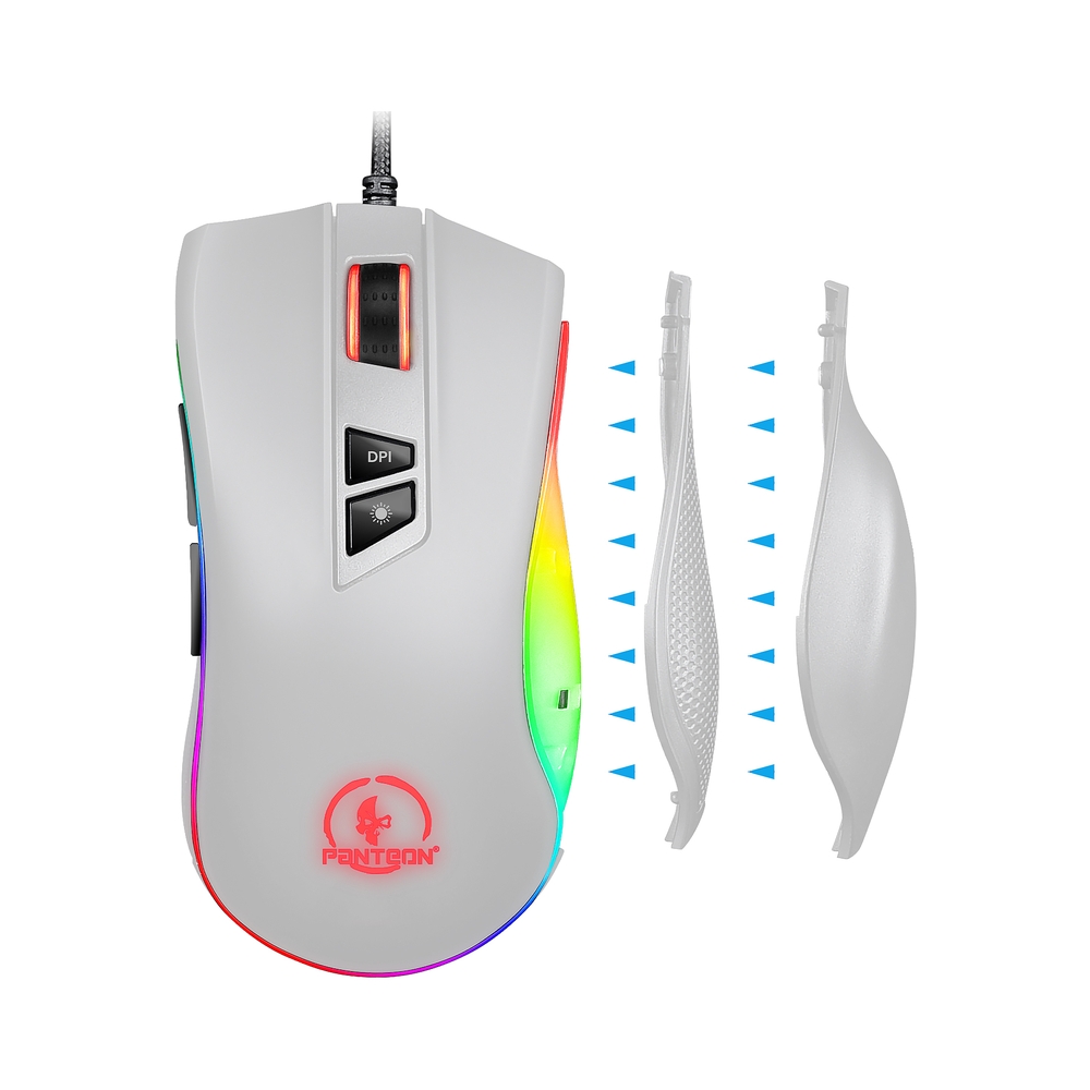 Игровая мышь PANTEON PS88 белая — KSKSHOP.RU