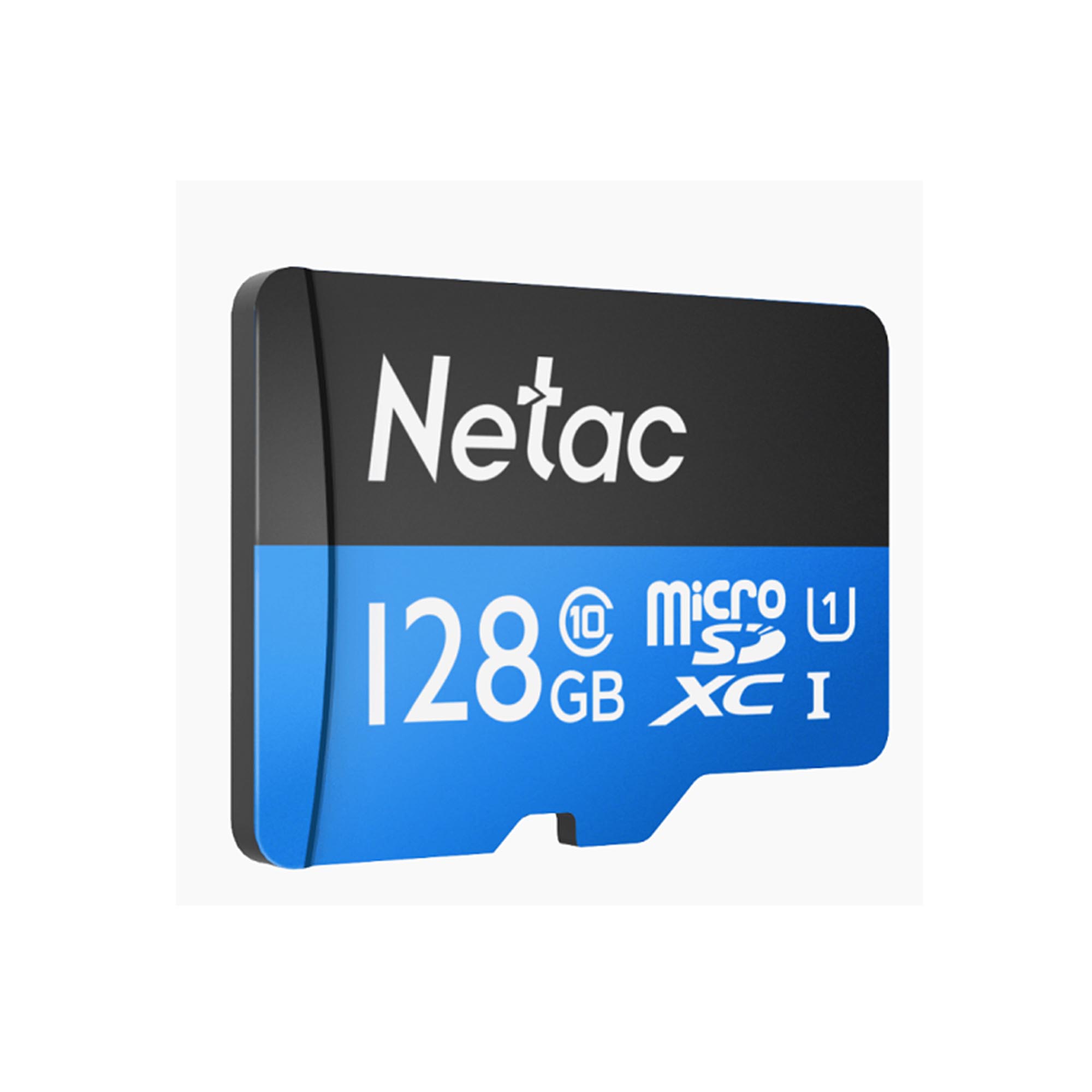 Флеш карта MicroSDXC 128GB  Netac Class 10 UHS-I U1 P500 Standart + адаптер — KSKSHOP.RU