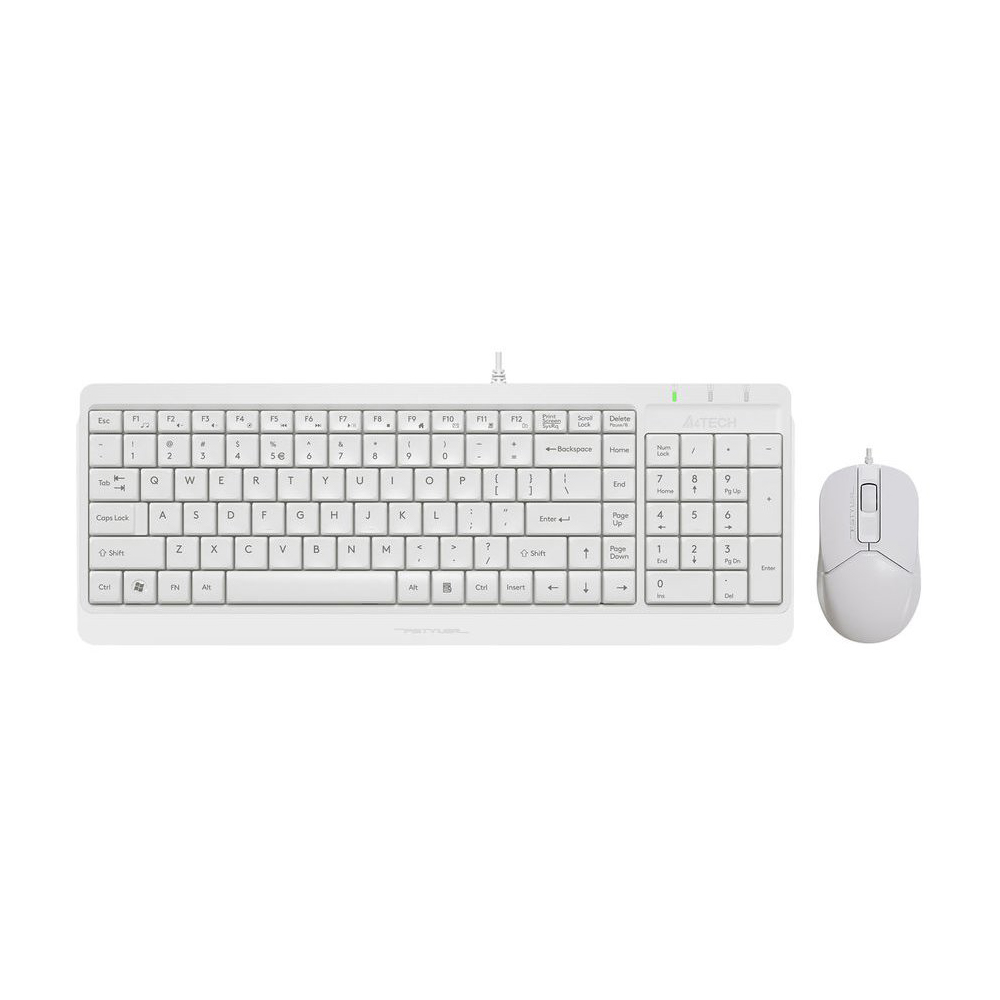 картинка Клавиатура + мышь A4Tech Fstyler F1512 белый от магазина Одежда+