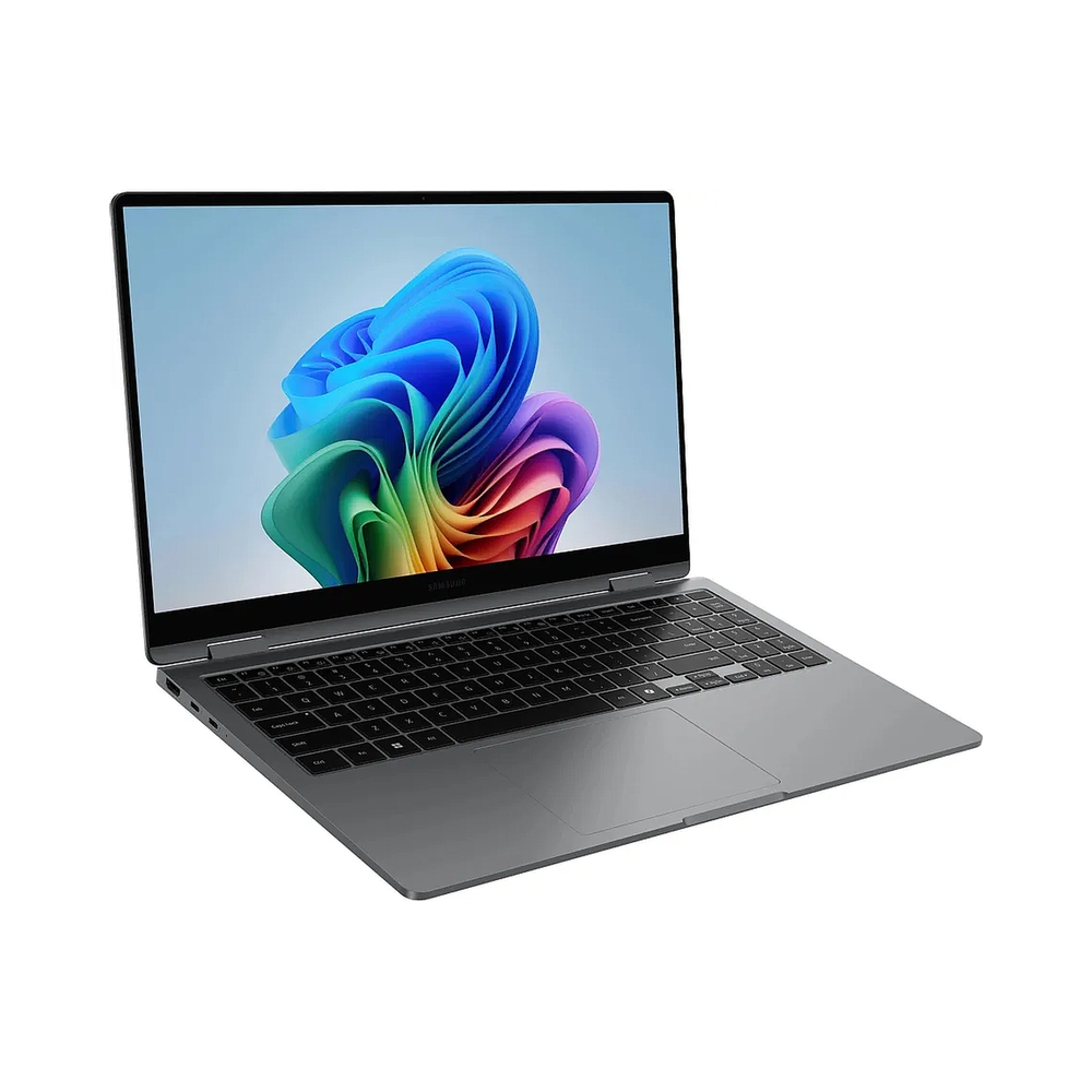 Ноутбук Samsung Galaxy Book 5 360 NP750 Core Ultra 7 256V 16Gb SSD512Gb Intel Arc 140V 15.6" AMOLED Touch FHD (1920x1080) Windows 11 Home grey WiFi BT Cam (NP750QHA-LG2IN) — KSKSHOP.RU