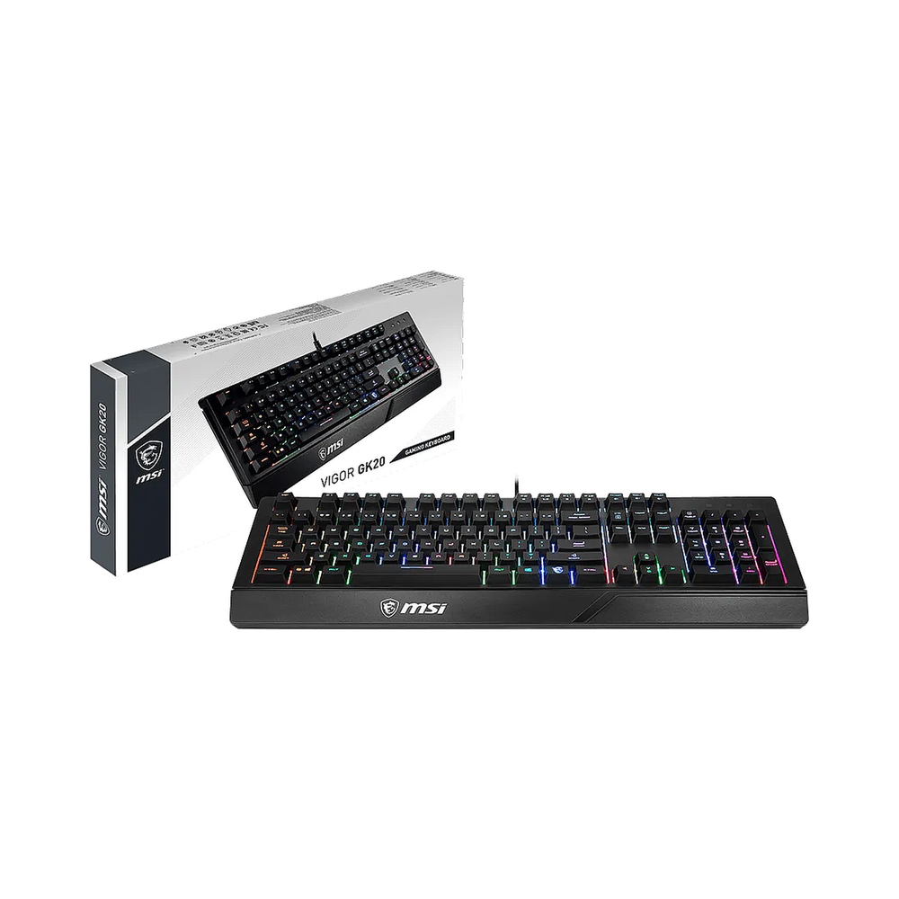 Клавиатура MSI VIGOR GK20, черный — KSKSHOP.RU