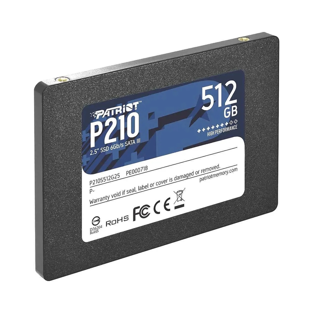 Накопитель SSD Patriot Memory P210 [P210S512G25] 512Gb — KSKSHOP.RU