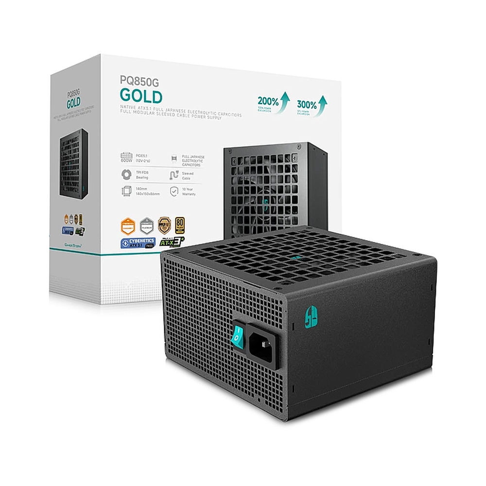 Блок питания DEEPCOOL / GamerStorm PQ850G [R-PQ850G-FD0B-WGEU-V1], черный — KSKSHOP.RU