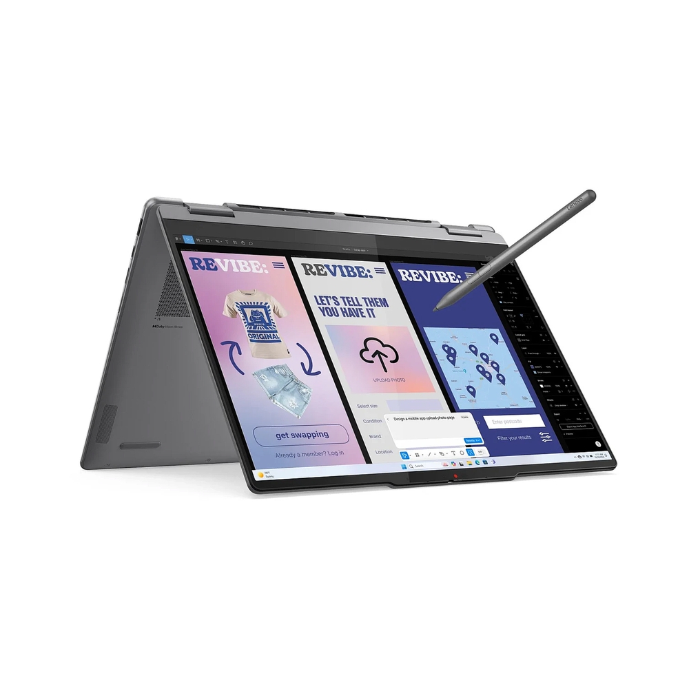 Ноутбук Lenovo Yoga 7 2-in-1 16IML9/14"/OLED/Intel Core Ultra 7 256V/16Gb/512Gb SSD/Intel Arc Graphics/Windows 11 Home/серый/1.38kg — KSKSHOP.RU