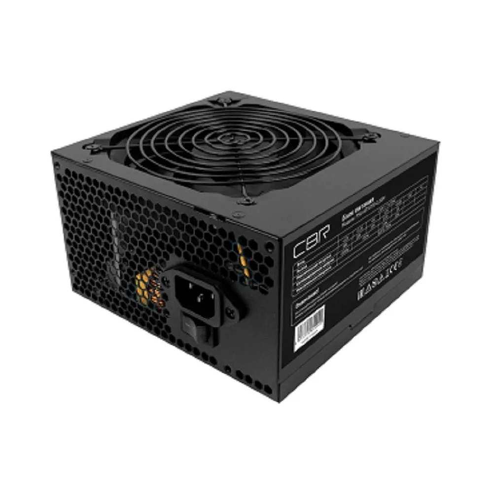Блок питания CBR ATX 700W 80+ Bronze, DC-DC, APFC, 0.6mm, 20+4pin, 1*8-pin(4+4P), 2*6+2pin, 6*SATA, 4*IDE, 12cm fan, 1.5м кабель питания, черный [PSU-ATX700-12GM] BOX — KSKSHOP.RU