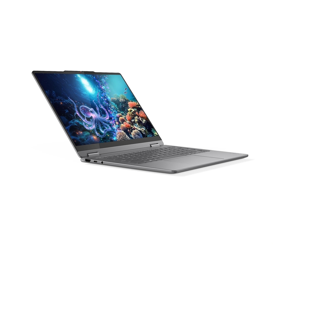Ноутбук Lenovo Yoga 7 14ILL10 Core Ultra 7 256V 16Gb SSD512Gb Intel Arc 140V 14" OLED Touch WUXGA (1920x1200) без ОС grey WiFi BT Cam (83JQ007YRK) — KSKSHOP.RU
