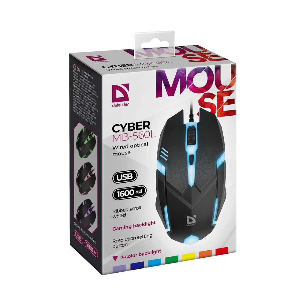 Мышь Defender Cyber MB-560L — KSKSHOP.RU