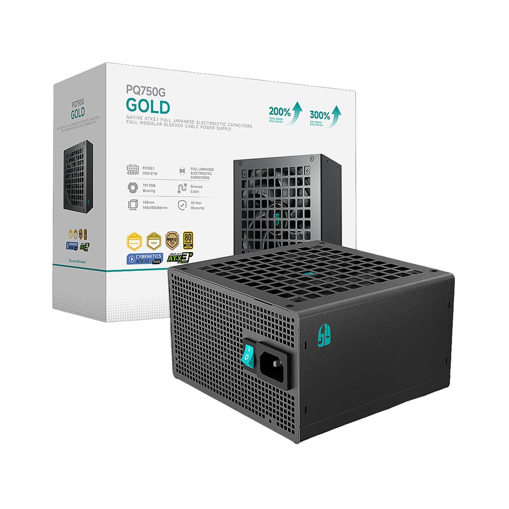 картинка Блок питания Deepcool / GamerStorm PQ750G [R-PQ750G-FD0B-WGEU-V1] 750W от магазина Одежда+