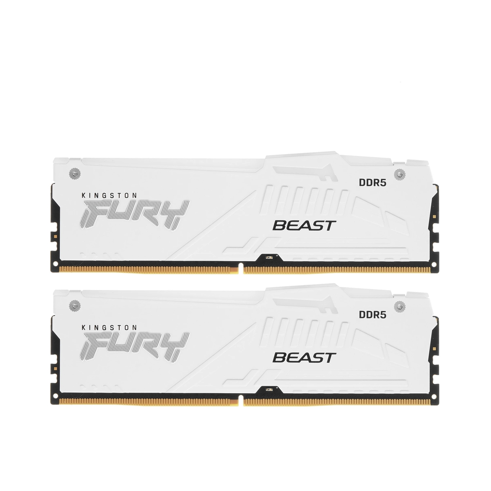 Оперативная память Kingston FURY Beast White RGB [KF552C40BWAK2-32] 32GB KIT D5 — KSKSHOP.RU